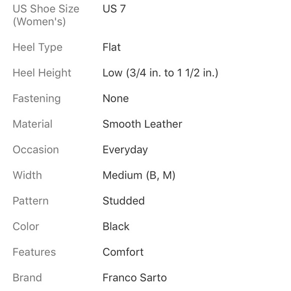 Black Studded Slides Franco Sarto - Picture 8 of 8